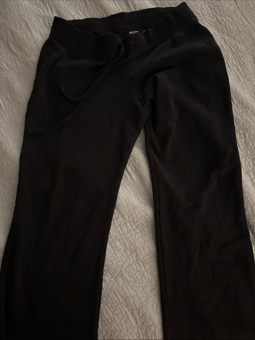 Hollister Black Relaxed Drawstring Lounge Pants